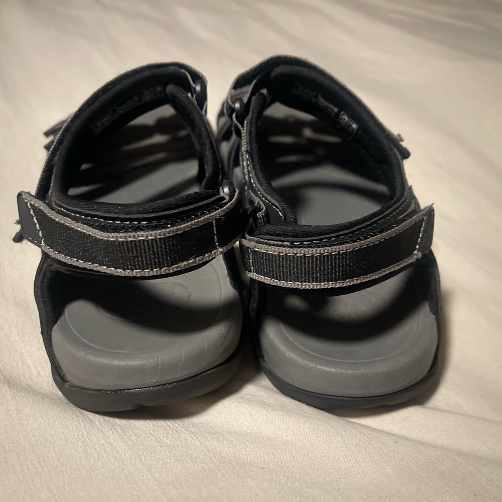 VIAKIX Acadia Size 7 Black Adjustable Strappy Slingback Hiking Water Sandals - Picture 4 of 6